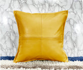 Genuine Leather Square Pillow Cover 27 SkinOutfit